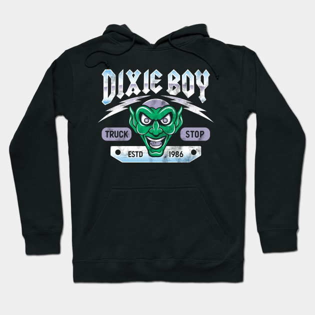 Dixie Boy Truck Stop - Maximum Overdrive - Vintage Horror Hoodie by Nemons